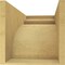 Ekena Millwork 12"W x 24"D x 12"H Wide Yorktown Rough Cedar Woodgrain TimberThane Corbel, Primed Tan CORUR12X24X12YORRCPR - alternate 3